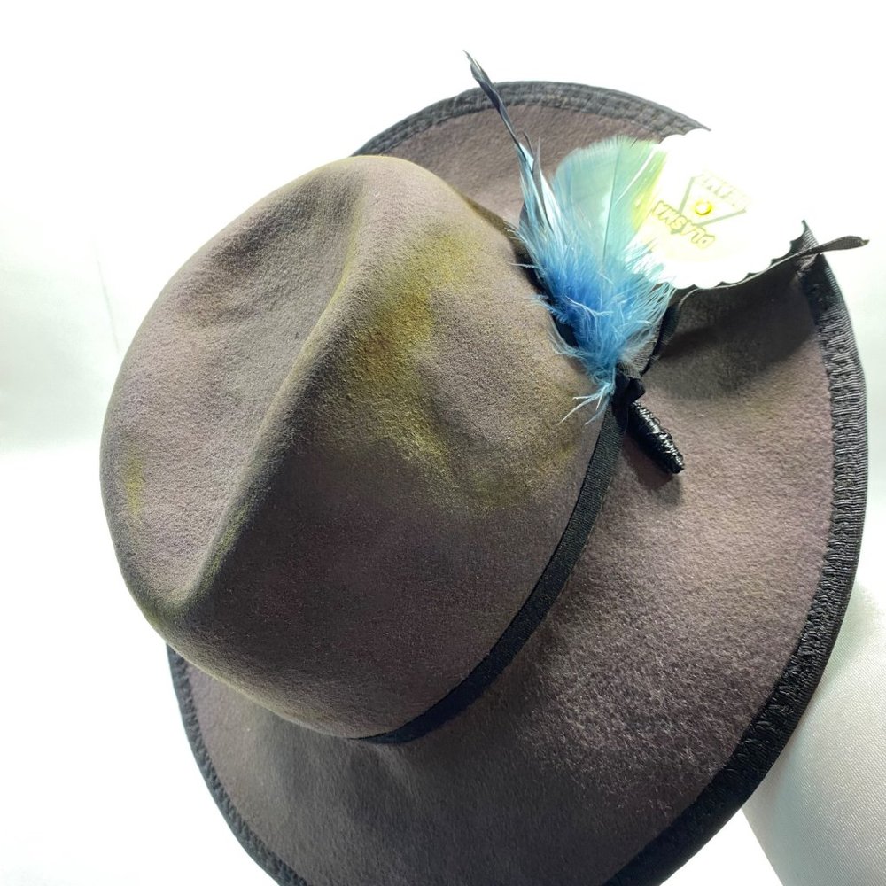 Handmade Gray Wool Rancher - Picture 12 of 14